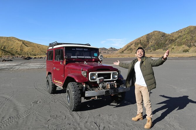 1 Day - Bromo Afternoon Siesta Tour start MALANG or SURABAYA // 11:00 - 18:00 - Luhur Poten Temple in the black Sand Sea