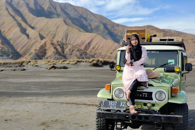 1 Day - Bromo Afternoon Siesta Tour start MALANG or SURABAYA // 11:00 - 18:00 - Whispering Sands and the savannah