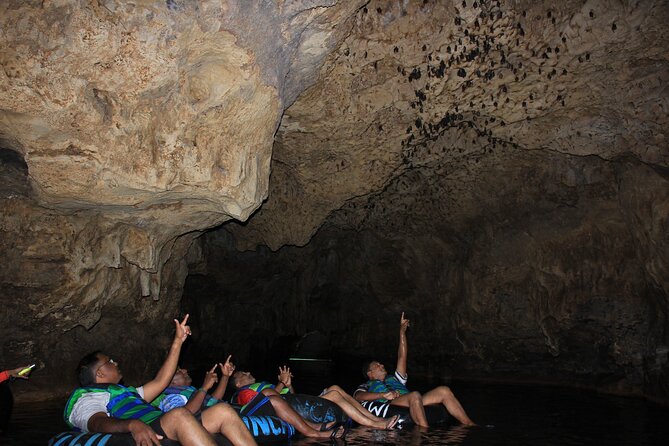 1 day Yogyakarta Tour Jomblang cave and Pindul Cave tubing - What the underground light is really like
