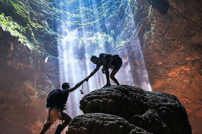 1 day Yogyakarta Tour Jomblang cave and Pindul Cave tubing - Lunch, equipment, and what to wear