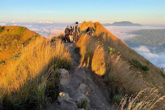 2 Days Mount Batur Sunrise Trekking With Private Ubud Day Tour - Sunset above the volcano