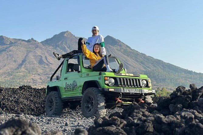 4WD Jeep Mount Batur Sunrise Experience By Bali Volcano Jeep - Hot springs and lunch: check what your departure includes