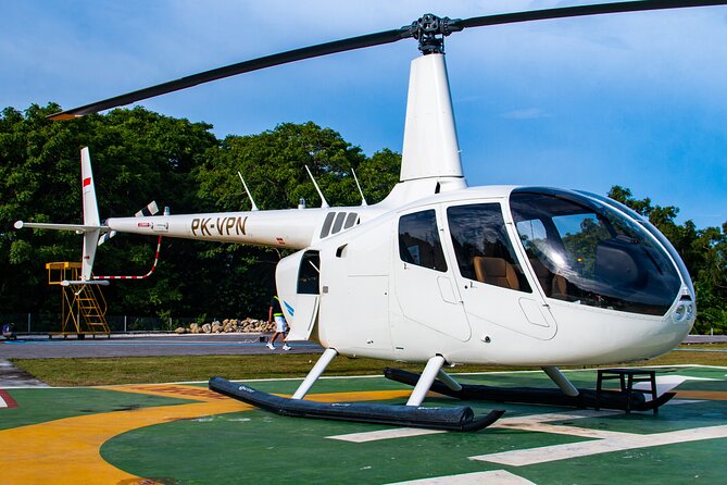 Above the Island of Gods Helicopter Tour - Uluwatu Temple above the cliffs