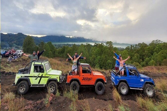Amazing Mount Batur Jeep Sunrise and Black lava - The Early Ride Toward Kintamani
