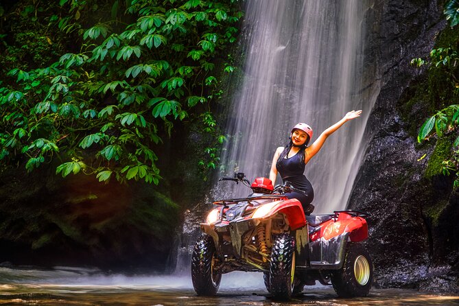 ATV Quad Bike Kuber Through Waterfall, Tunnel And Rice Field - Lunch, lockers, and showers improve the value
