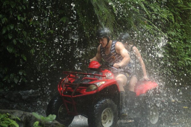 ATV Quad Bike Through Tunnel and Waterfall - Why the tunnel and waterfall change the ATV ride