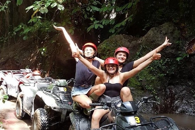 ATV Quad Bike Through Tunnel and Waterfall in Bali - Through rice fields, villages, and jungle