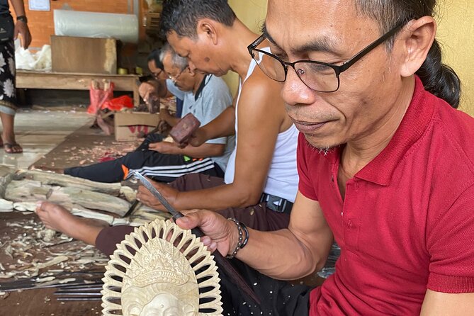 Bali Arts shopping with temples-waterfall visit. - Elephant Cave and a ninth-century setting