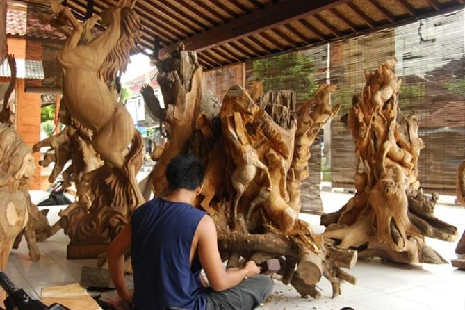 Bali Arts shopping with temples-waterfall visit. - Tegenungan Waterfall gives the day a change of pace