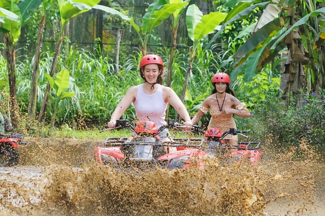 Bali ATV Quad Adventure - Ubud Monkey Forest and Waterfall - Seeing Tegenungan Waterfall