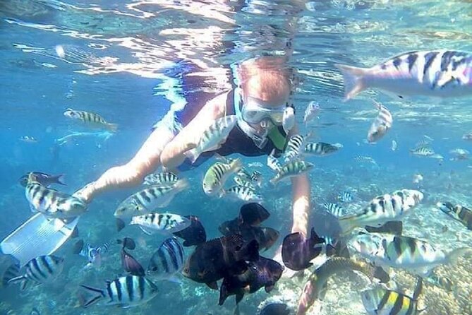Bali ATV Quad Bike Adventure and Snorkeling Tour - Blue Lagoon Beach and the first water stop