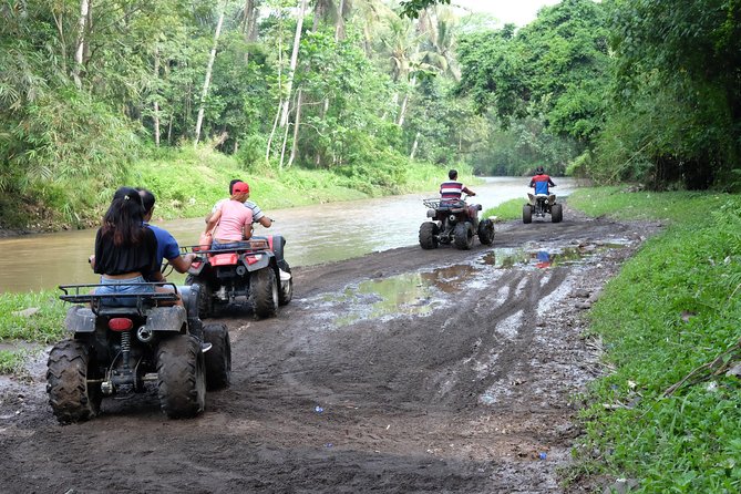 Bali Atv Quad Bike Through Tunnel and Waterfall - Lunch after the engine noise