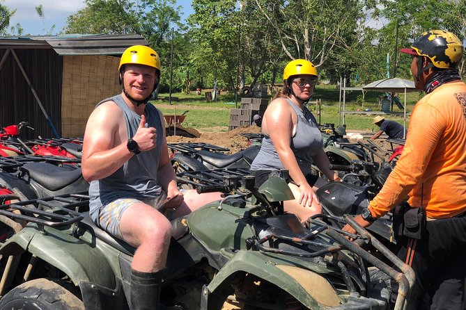 Bali Atv Quad Bike Through Tunnel and Waterfall - Getting comfortable on the 250cc quad
