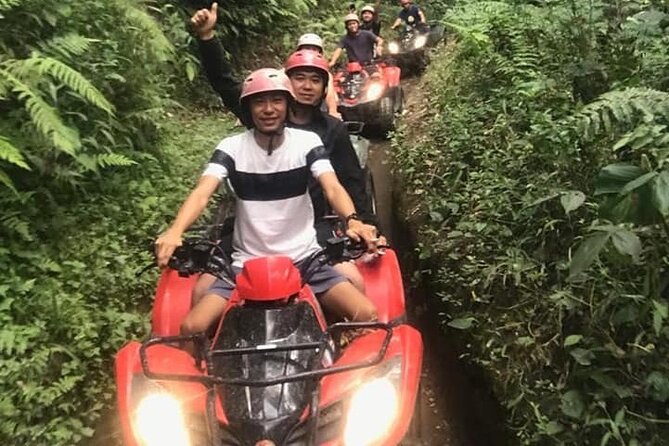 Bali ATV Quad Bike Through Tunnel, Waterfall, White Water Rafting - Two Bali adventures for the price of one