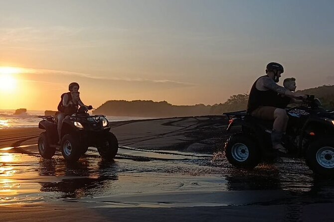 Bali ATV Ride In the beach black sand atv tour - Reaching Kelecung Beach’s black sand