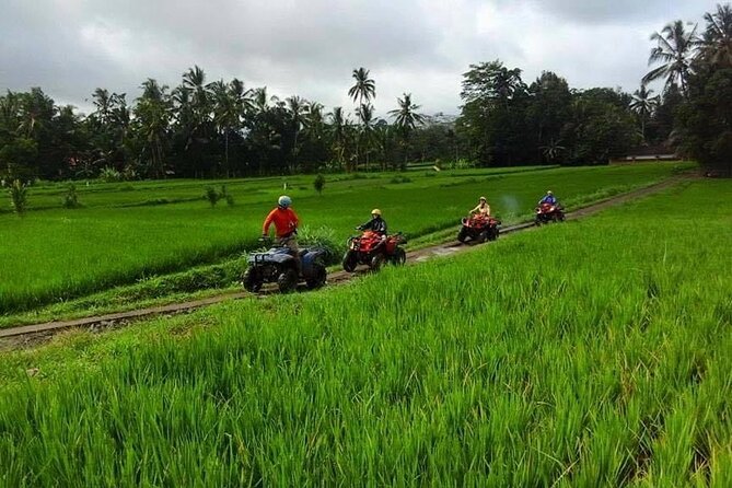 Bali ATV Ride tour Ubud - The river, waterfall, and tunnel