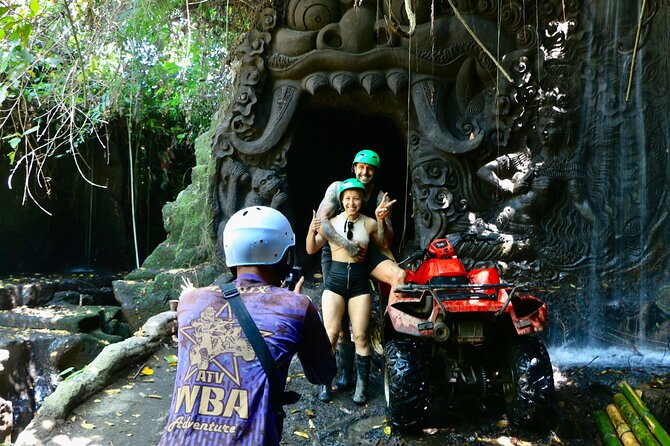 Bali ATV Ride Ubud Waterfall, Ricefield,River,Barong Cave, Lunch - From Nusa Dua to Singapadu’s ATV tracks