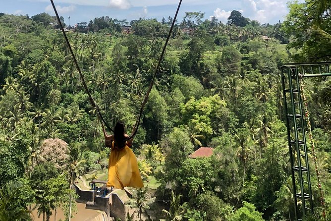 Bali Beautiful Insta with Real Bali Swing - The real Bali Swing above the Ayung River