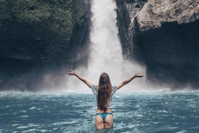 Bali Breathtaking Waterfall Tour (Private & All-Inclusive) - Tibumana Waterfall and its leafy pool