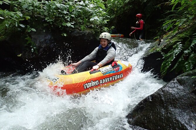 Bali Canyon Tubing Adventure - Getting equipped at the Bali Quad base camp