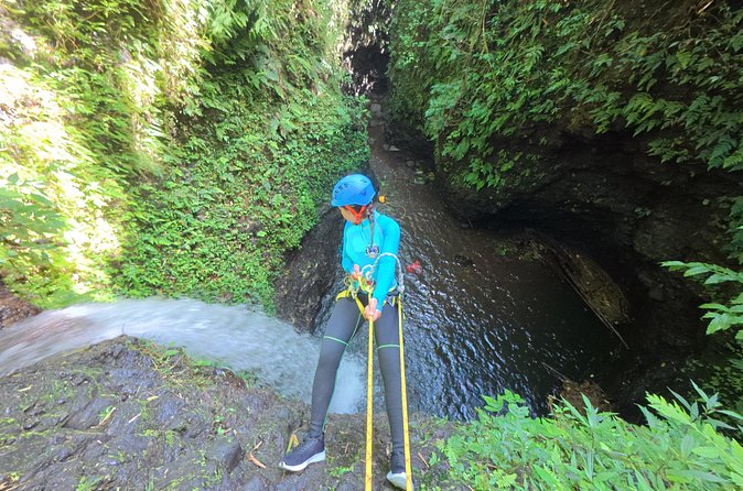 Bali Canyoning Trip – Explore Hidden Waterfalls & Gorges - A hot spring break in the middle of the canyon