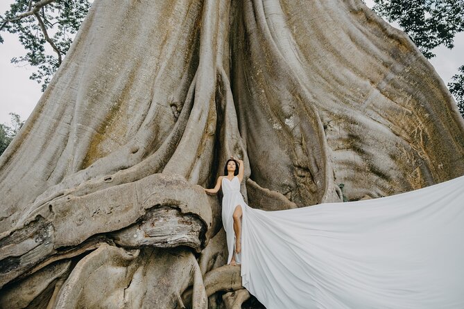 Bali Flying Dress VIP Ubud Photoshoot (Private with Professional Photographer) - The 700-year-old banyan tree near Ubud