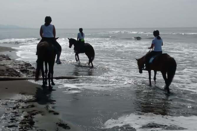 Bali Horse Riding Trot & Canter Saba Beach with Local Temple - Mount Agung, Nusa Penida, and the photo stops