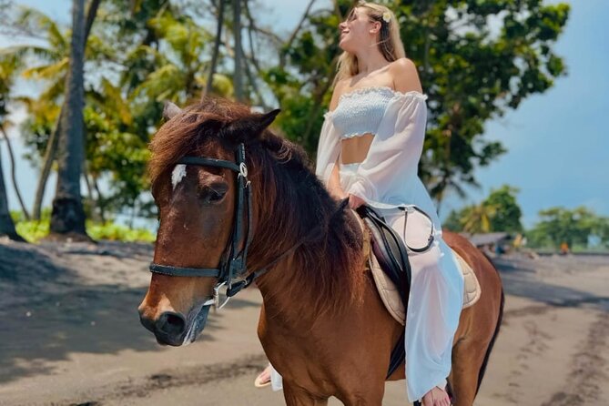 Bali Horse Riding Trot & Canter Saba Beach with Local Temple - What the $39 price includes