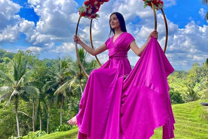 Bali Jungle Swing Experience Full Activity - Renting a flying dress