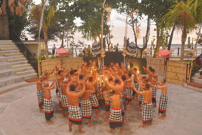 Bali Kecak Fire Dance Show at Tanah Lot, Tabanan with Transport - The fire scene with burning coconut husks