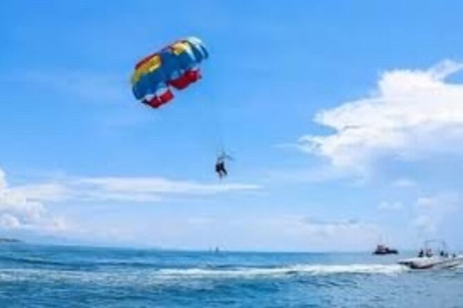 Bali Parasailing Adventure with Including Hotel Transfer - Arriving at Tanjung Benoa’s water-sports center