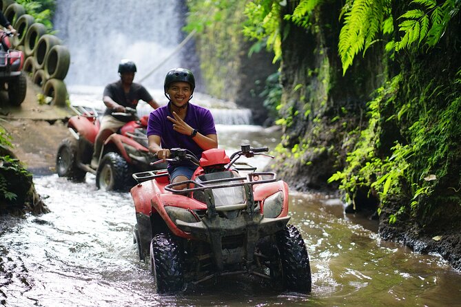 Bali Quad Bike Through Gorilla Cave - Monkey Forest and Waterfall - Two hours on an ATV, with Bali mud included
