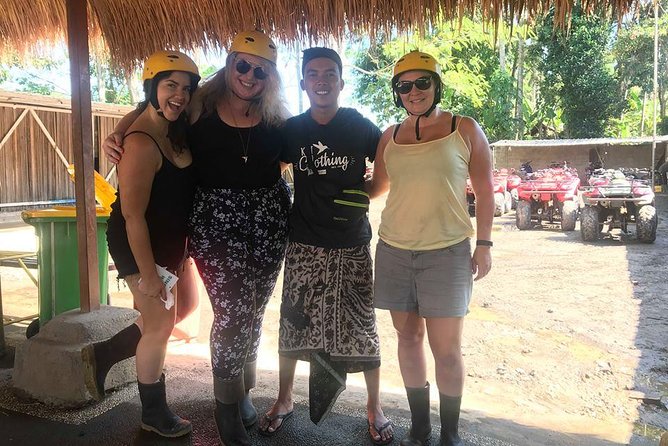 Bali Quad Bike Through Gorilla Cave - Monkey Forest and Waterfall - Tegenungan Waterfall after the ride