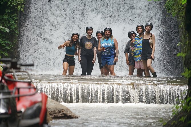 Bali Quad Bike Through Gorilla Cave - Monkey Forest and Waterfall - Monkeys and temples at Sacred Monkey Forest