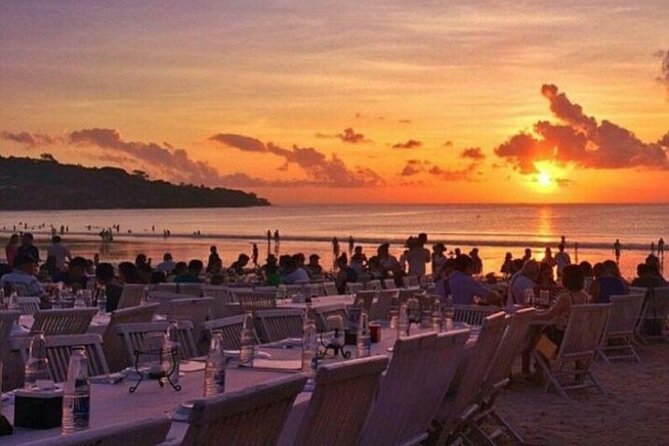 Bali Romantic Seafood Dinner under sunset jimbaran Beach - What happens at 5:00 pm