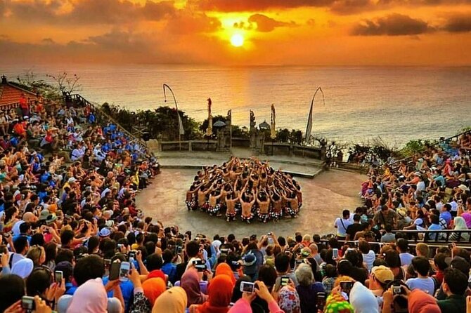 Bali's Best Sunset: Uluwatu Kecak Dance & Dinner Jimbaran Beach - Padang Padang Beach and its narrow coastal setting