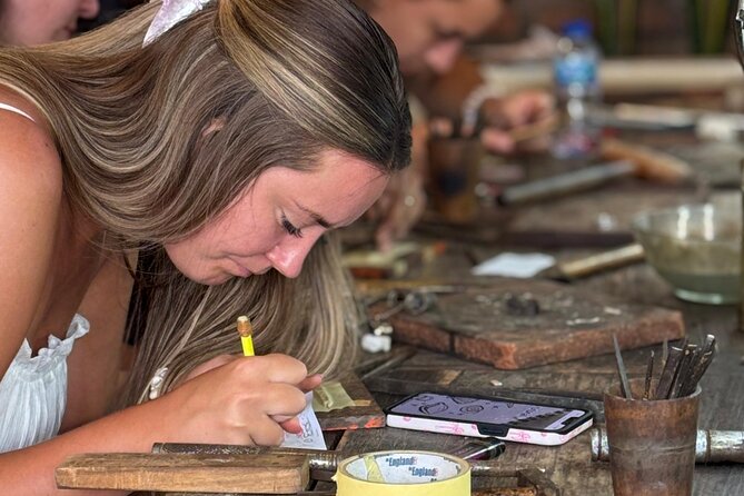 Bali Seminyak Silver Class Activity and Take Your Own Creation - From rough material to finished jewelry