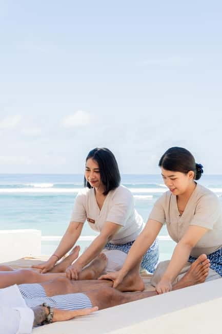 Bali: Svaha Spa Melasti Massage & Beachfront Club Experience - Welcome Drinks, Robes, and Small Comforts