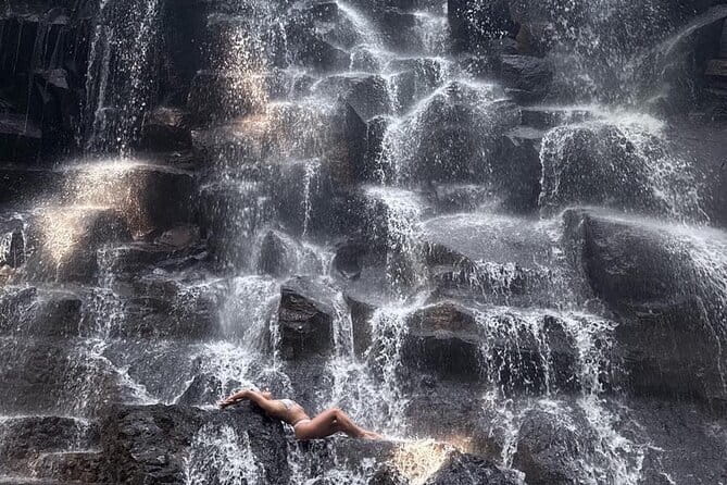 Bali Ubud Tour Monkey Forest, Waterfall, Temple & Rice Terrace - Walking the Tegalalang Rice Terrace