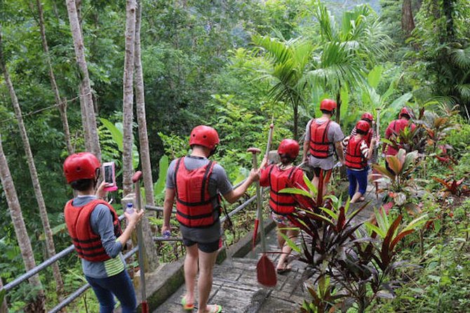 Bali White Water Rafting with No Steep Access - The walk down is part of the adventure