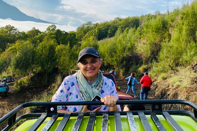 Batur Volcano Sunrise And Black Lava Jeep Adventure Tour - The short black-lava visit after sunrise