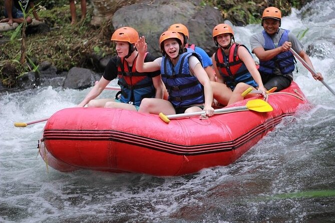BMW Bali Rafting + Flying Fox at Telaga Waja River (LESS STAIRS) - The 4-meter jump at Bajing Dam