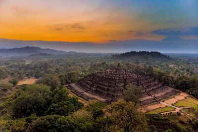 Borobudur(climb up), Merapi Volcano and Prambanan Temple Tour
