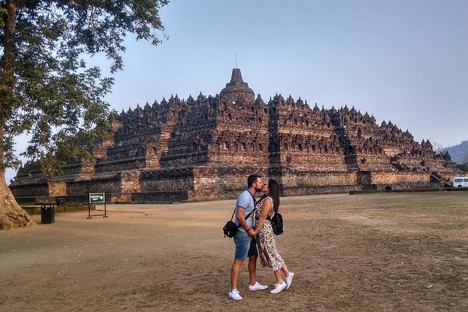 Borobudur Temple Climb To The Top & Prambanan Temple - 1 day tour - Borobudur from the ground to the upper terrace