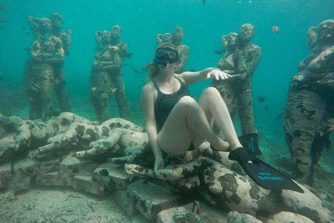 Day Trip Gili Trawangan, Gili Meno, Gili Air (Depart Lombok) - The Underwater Statues at Gili Meno