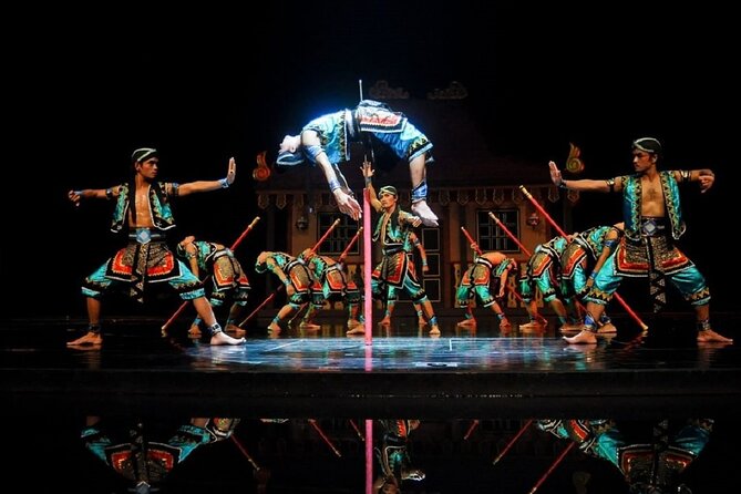 Devdan Show at Bali Nusa Dua Theatre - Acrobats, dancers, and a little monkey comedy