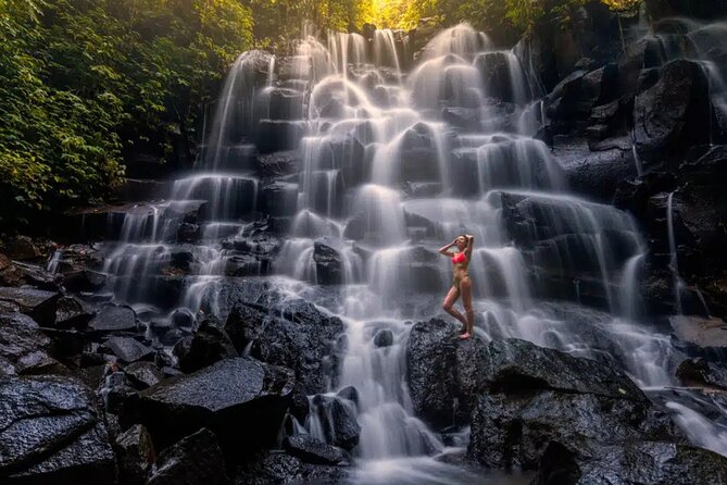 Elephant Cave and Hidden Waterfall All-Inclusive Private Day Tour - Kanto Lampo’s broad, low cascade