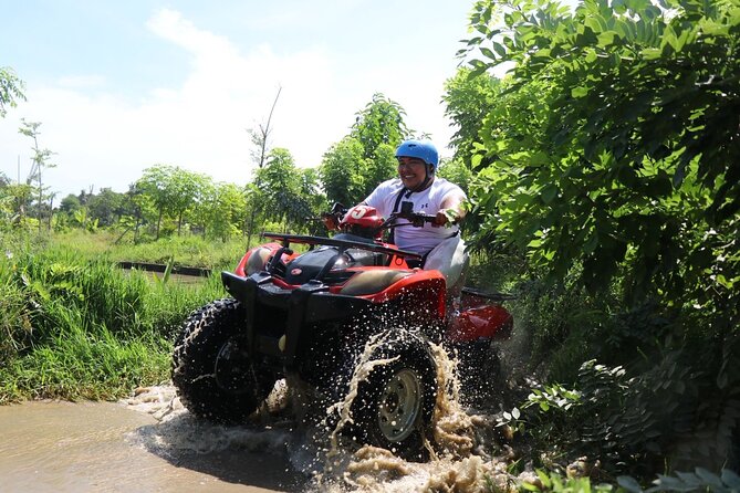 Excellence Bali ATV (Quad Bike) , White Water Rafting with Swing. - The ATV route, where the mud is the point