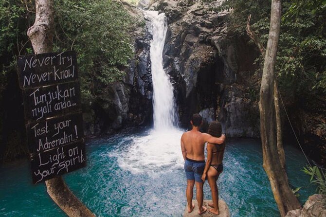 Jumping Sliding at Aling- aling Waterfall - Wanagiri Hidden Hill - Handara Gate - Wanagiri Hidden Hills and Its Lake Views