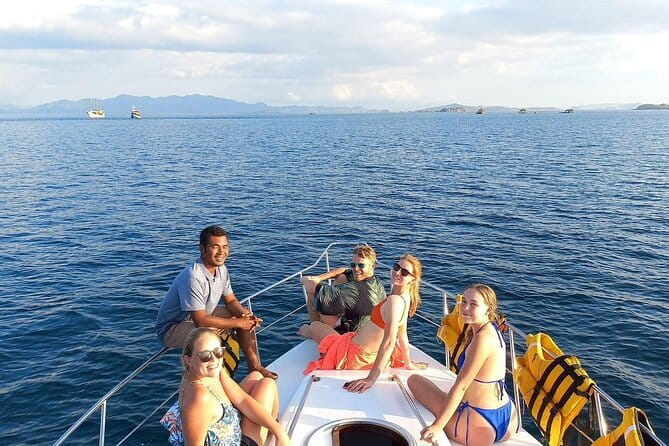 Komodo Islands with Speedboat in Labuhan Bajo - Taka Makassar: a small sandbar in bright water